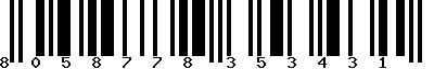 EAN-13 : 8058778353431