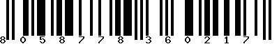 EAN-13 : 8058778360217