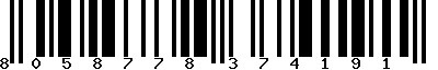 EAN-13 : 8058778374191