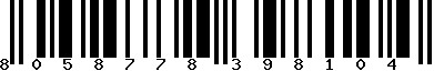 EAN-13 : 8058778398104