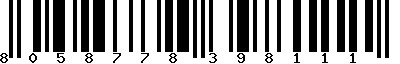 EAN-13 : 8058778398111