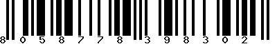 EAN-13 : 8058778398302