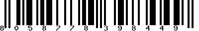 EAN-13 : 8058778398449