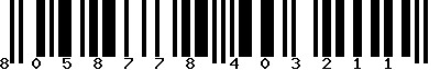 EAN-13 : 8058778403211