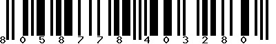 EAN-13 : 8058778403280