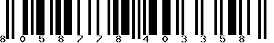 EAN-13 : 8058778403358