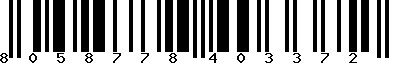 EAN-13 : 8058778403372