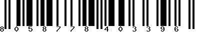 EAN-13 : 8058778403396