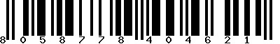 EAN-13 : 8058778404621