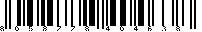 EAN-13 : 8058778404638