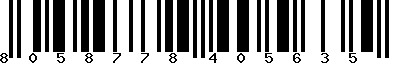 EAN-13 : 8058778405635