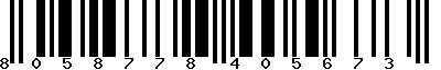 EAN-13 : 8058778405673