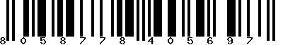 EAN-13 : 8058778405697