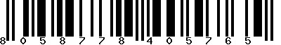 EAN-13 : 8058778405765