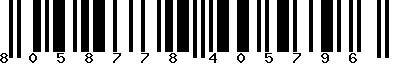 EAN-13 : 8058778405796