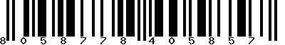 EAN-13 : 8058778405857