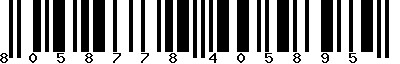 EAN-13 : 8058778405895