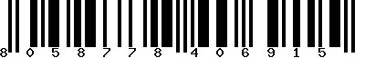 EAN-13 : 8058778406915