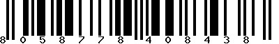 EAN-13 : 8058778408438