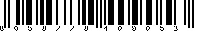 EAN-13 : 8058778409053