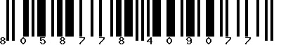 EAN-13 : 8058778409077