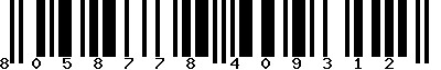 EAN-13 : 8058778409312