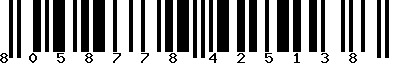 EAN-13 : 8058778425138