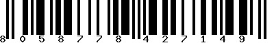 EAN-13 : 8058778427149