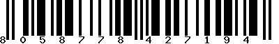 EAN-13 : 8058778427194