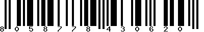 EAN-13 : 8058778430620