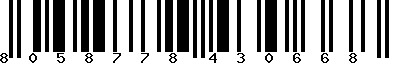 EAN-13 : 8058778430668