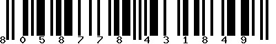 EAN-13 : 8058778431849