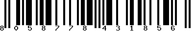 EAN-13 : 8058778431856