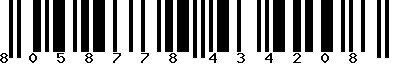 EAN-13 : 8058778434208