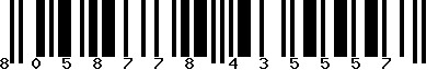 EAN-13 : 8058778435557