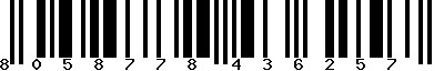 EAN-13 : 8058778436257