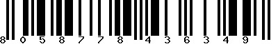 EAN-13 : 8058778436349