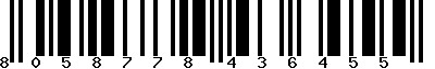 EAN-13 : 8058778436455
