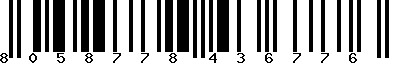 EAN-13 : 8058778436776