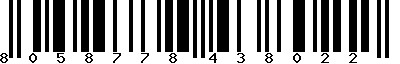 EAN-13 : 8058778438022