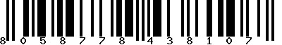 EAN-13 : 8058778438107