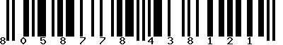 EAN-13 : 8058778438121