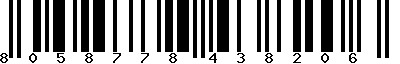 EAN-13 : 8058778438206