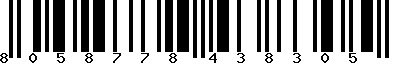 EAN-13 : 8058778438305