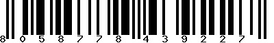 EAN-13 : 8058778439227