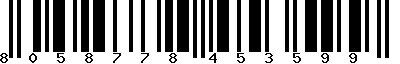 EAN-13 : 8058778453599