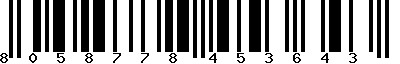EAN-13 : 8058778453643