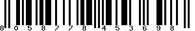 EAN-13 : 8058778453698