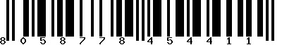 EAN-13 : 8058778454411