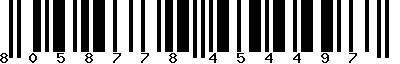 EAN-13 : 8058778454497